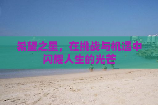希望之星，在挑战与机遇中闪耀人生的光芒